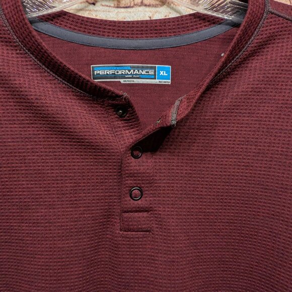 Roundtree & Yorke Performance Work Play Perform Long Sleeve Pull Over Size XL - Picture 7 of 11